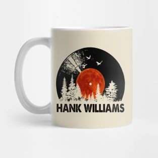 Hank Name Record Music Forest Gift Mug